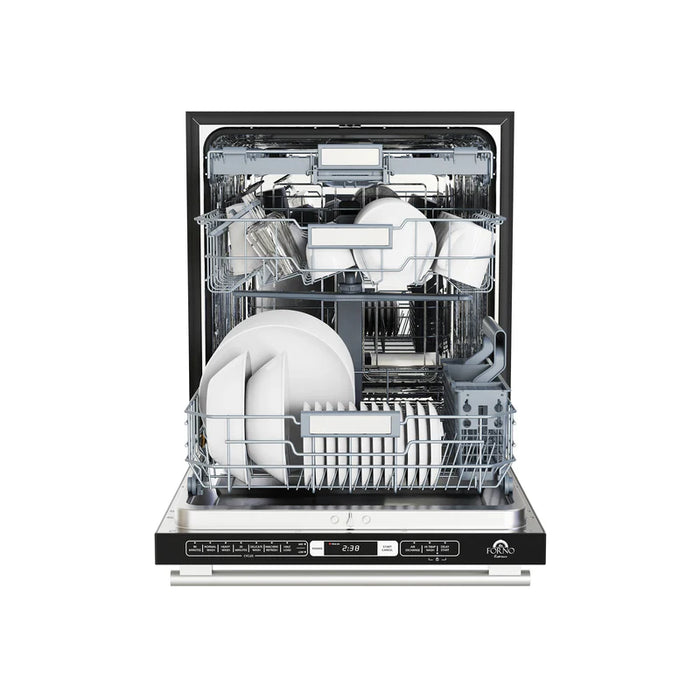 Forno Romano 24-Inch Built-In Dishwasher in Stainless Steel - FDWBI8035-24S