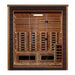 GOLDEN DESIGNS VISBY 3 PERSON OUTDOOR-INDOOR PURETECH HYBRID FULL SPECTRUM SAUNA - CANADIAN RED CEDAR INTERIOR GDI-8223-01