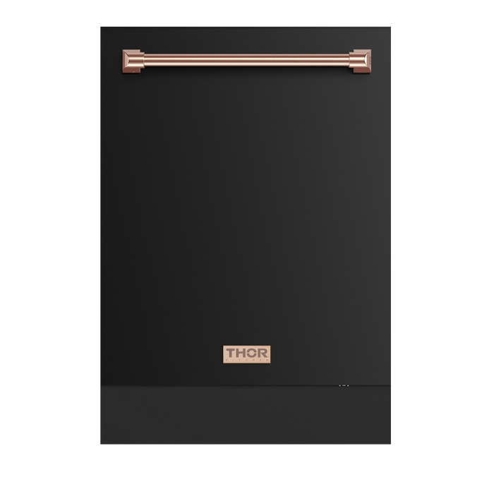 Gordon Ramsay by THOR Kitchen 24" Dishwasher in Matte Black with Stainless Steel Accents, DW24X8BA00 - DW24X8BA99