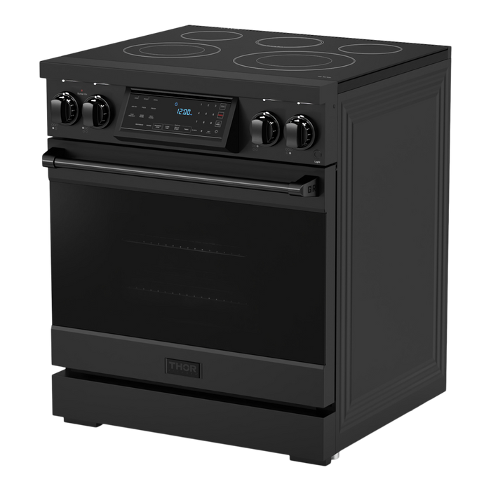 Gordon Ramsay by THOR Kitchen 30" 4.55 cu. ft. Professional Electric Range with Tilt Panel Touch Control, Self-Clean and Air Fry in Stainless Steel, RSE30