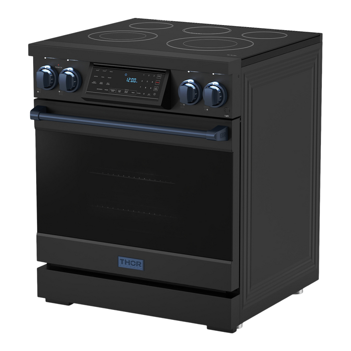 Gordon Ramsay by THOR Kitchen 30" 4.55 cu. ft. Professional Electric Range with Tilt Panel Touch Control, Self-Clean and Air Fry in Stainless Steel, RSE30