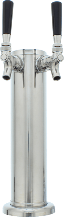 Presrv Kegerator Double Tap Kit, SS, CO2