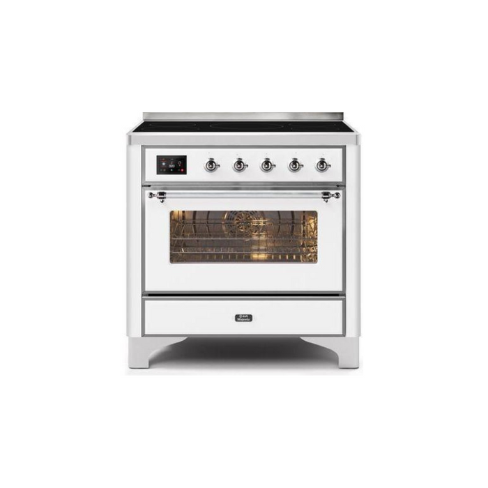 ILVE 36" Majestic II Series Electric Induction and Electric Oven Range with 5 Elements (UMI09NS3)