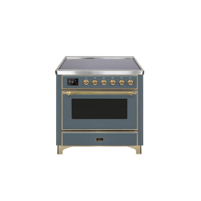 ILVE 36" Majestic II Series Electric Induction and Electric Oven Range with 5 Elements (UMI09NS3)