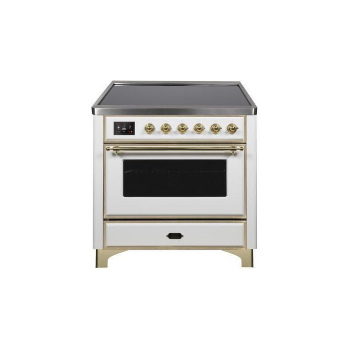 ILVE 36" Majestic II Series Electric Induction and Electric Oven Range with 5 Elements (UMI09NS3)