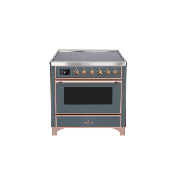 ILVE 36" Majestic II Series Electric Induction and Electric Oven Range with 5 Elements (UMI09NS3)