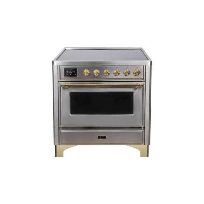 ILVE 36" Majestic II Series Electric Induction and Electric Oven Range with 5 Elements (UMI09NS3)