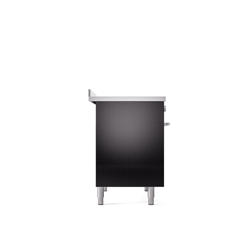 ILVE 40" Professional Plus II Series Freestanding Electric Double Oven Range with 5 Elements, Triple Glass Cool Door - UPDI406WMP