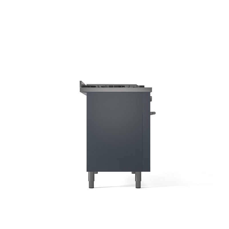 ILVE 48-Inch Professional Plus II Freestanding Dual Fuel Range with 8 Sealed Burner - UP48FWMP