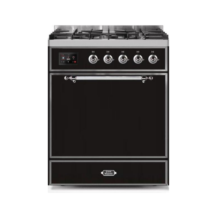 ILVE - Majestic II Series - 30 Inch Dual Fuel Freestanding Range Gas/Propane (UM30DQNE3)