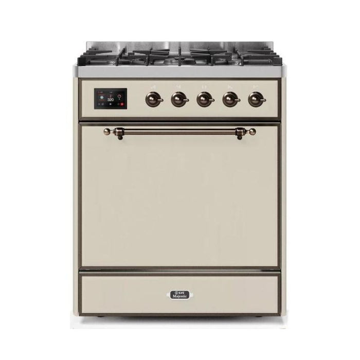 ILVE - Majestic II Series - 30 Inch Dual Fuel Freestanding Range Gas/Propane (UM30DQNE3)