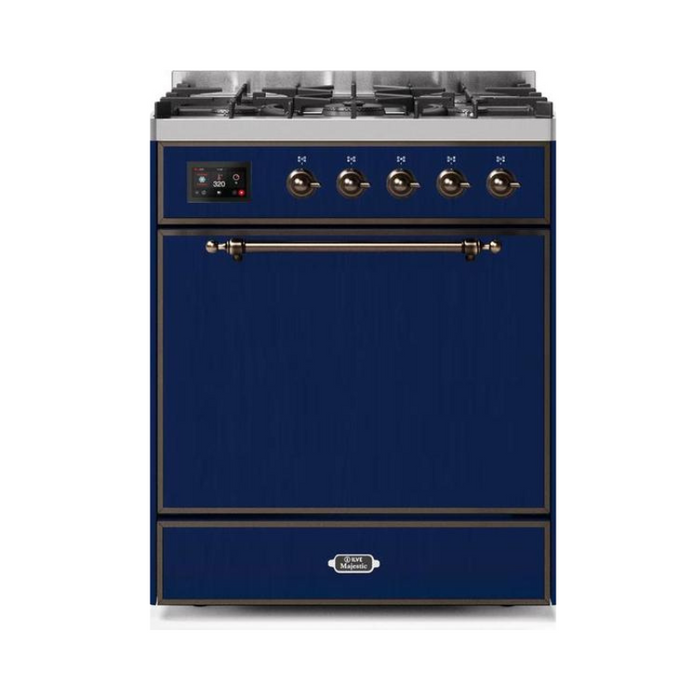 ILVE - Majestic II Series - 30 Inch Dual Fuel Freestanding Range Gas/Propane (UM30DQNE3)