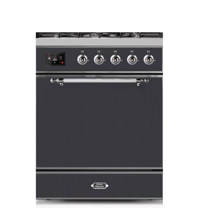 ILVE - Majestic II Series - 30 Inch Dual Fuel Freestanding Range Gas/Propane (UM30DQNE3)