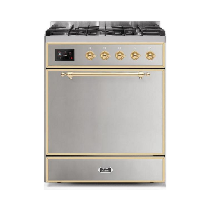 ILVE - Majestic II Series - 30 Inch Dual Fuel Freestanding Range Gas/Propane (UM30DQNE3)