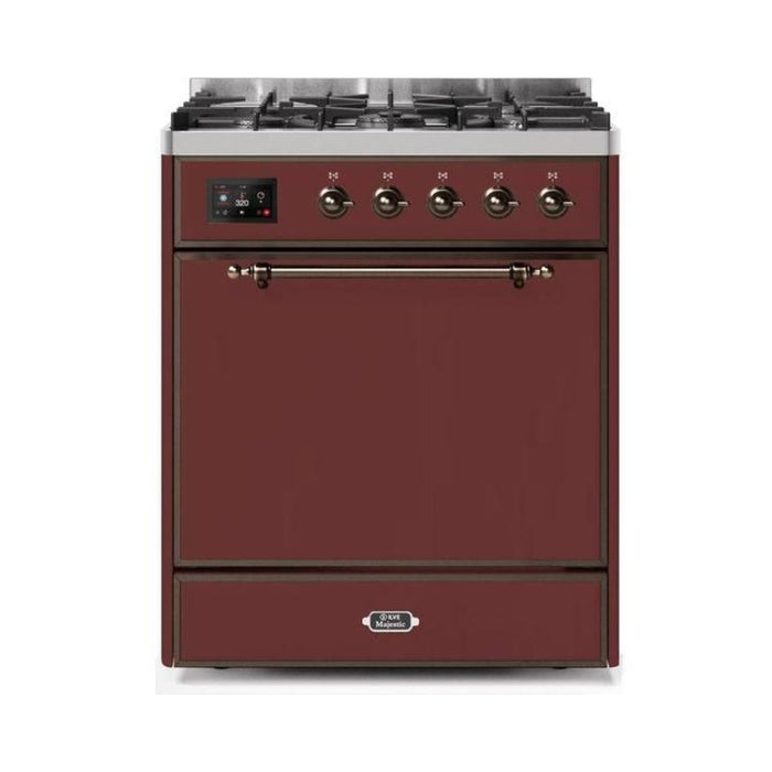 ILVE - Majestic II Series - 30 Inch Dual Fuel Freestanding Range Gas/Propane (UM30DQNE3)