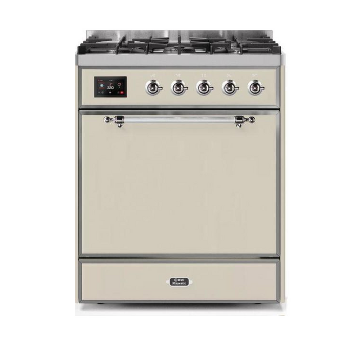 ILVE - Majestic II Series - 30 Inch Dual Fuel Freestanding Range Gas/Propane (UM30DQNE3)