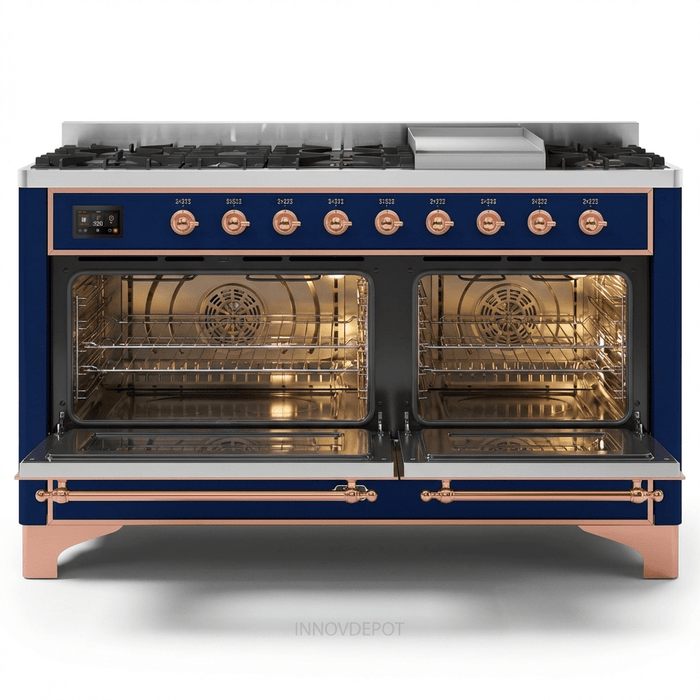 ILVE Majestic 60 Inch Dual Fuel Range UM15FD