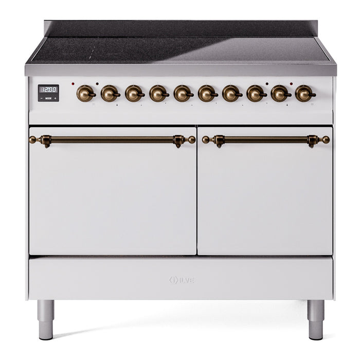 ILVE Nostalgie II 40" Electric Range with 6 Induction Elements Solid Door - UPDI406QNMP