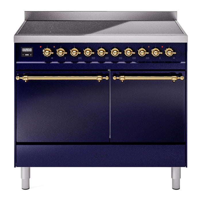 ILVE Nostalgie II 40" Electric Range with 6 Induction Elements Solid Door - UPDI406QNMP