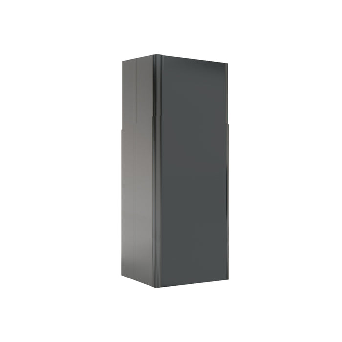 ZEPHYR Duct Cover Extension, ZRE, 12', Blk SS (Z1C-00REBS)