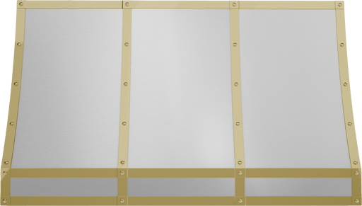 ZEPHYR Forte Hood Banding Kit, 48in, Polished Gold Finish (BKFT48APG)