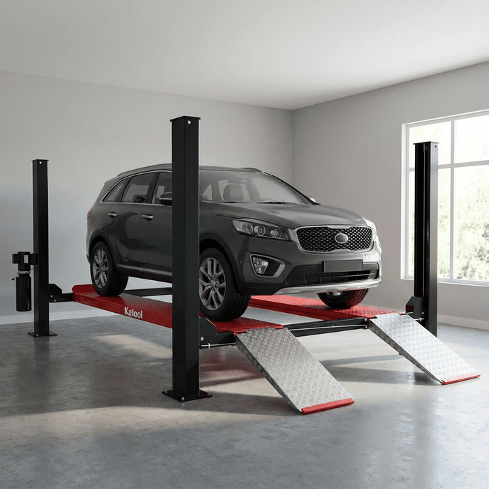 Katool KT-4H950 4-Post Car Lift | 9,500 lb Vehicle Storage Lift