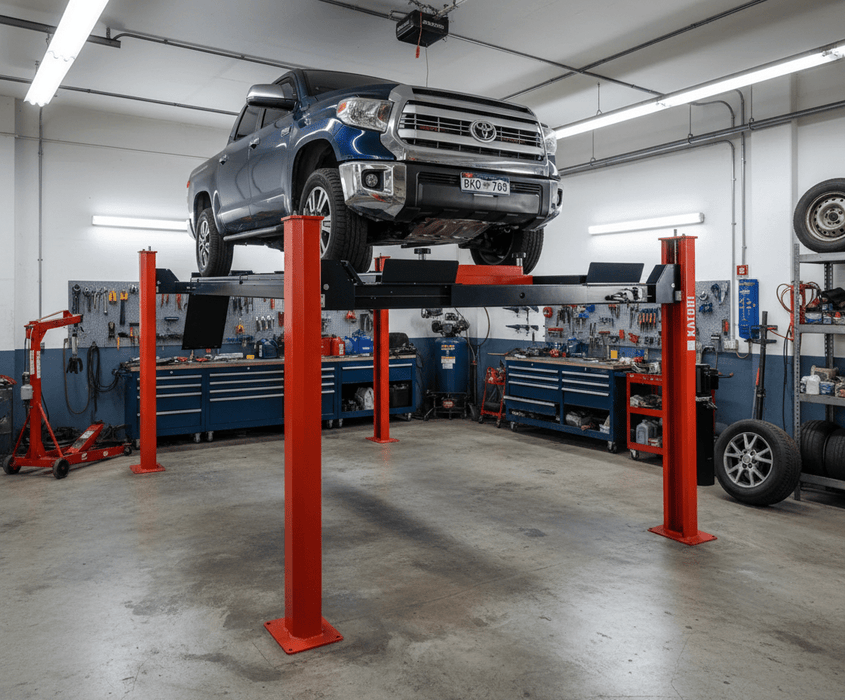 Katool KT-4H150 Heavy Duty 4-Post Alignment Lift 15,000lbs (Rolling Jack Included)