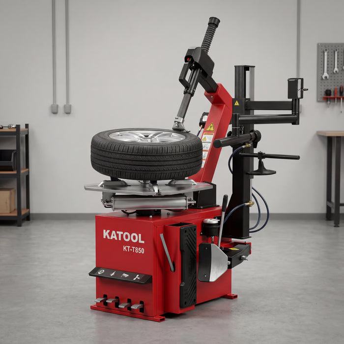 Katool KT-T850 Tilt-Arm Wheel Clamp Tire Changer Machine