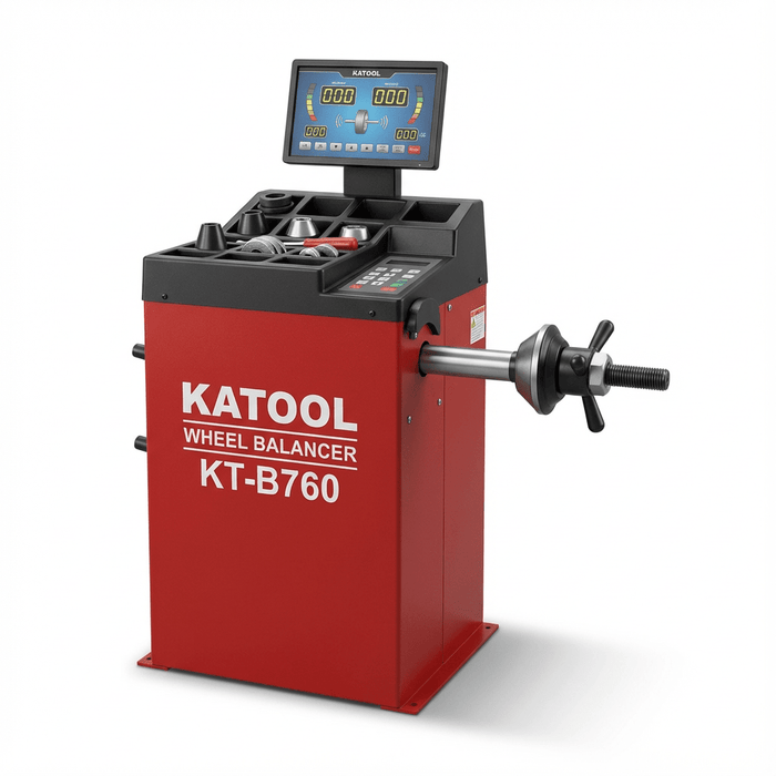 Katool KT-T810 Tire Changer & KT-B760 Wheel Balancer Combo – 120V Professional Tire Machine Set
