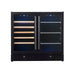 Kings Bottle 36" Beer and Wine Cooler Combination with Low-E Glass Door 