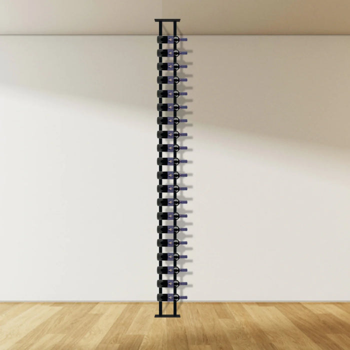 Kings Bottle Floor-To-Ceiling Mounted Wine Rack | One-Sided - FTC2540S