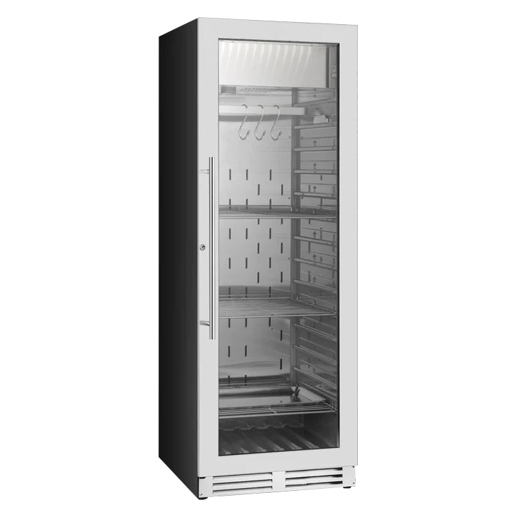 Kings Bottle Glass Door Upright Steak Ager Refrigerator - KBU180SA-FG RHH