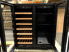 Kings Bottle REFURBISHED 30" Under Counter Low-E Glass Door Wine and Beer Cooler Combo 