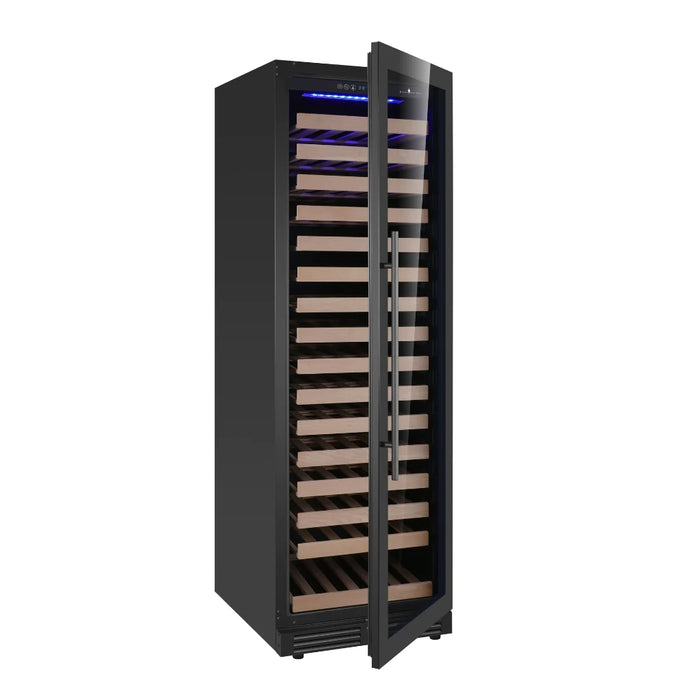 Kings Bottle Upright Single Zone Large Wine Cooler With Low-E Glass Door - KBU425WX-FG