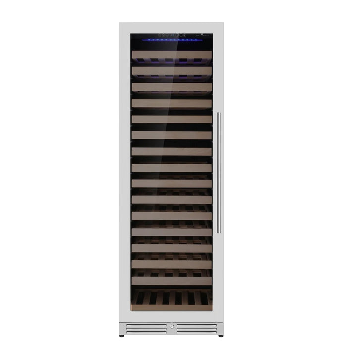 Kings Bottle Upright Single Zone Large Wine Cooler With Low-E Glass Door - KBU425WX-FG