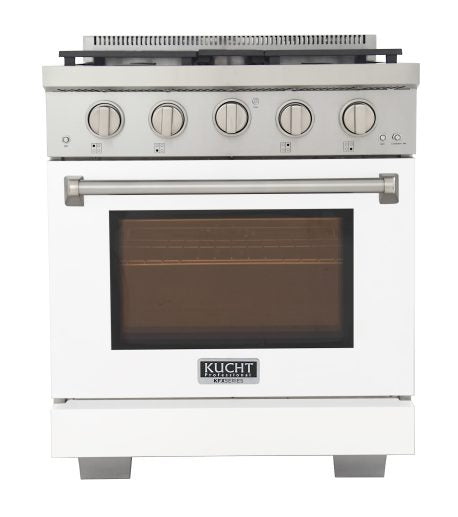 Kucht 30 in. 4.2 cu. ft. All Gas Range in Stainless Steel and Accents KFX300