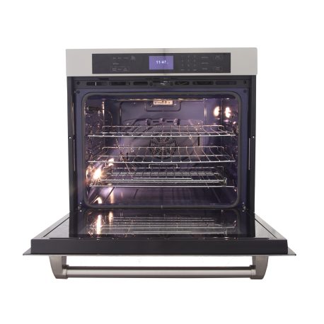 Kucht 30-Inch Single Electric Wall Oven with True Convection and Self-Cleaning in Stainless Steel - KWO310
