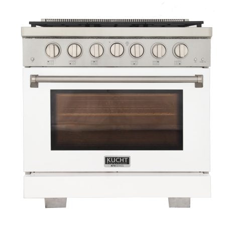 Kucht 36 in. 5.2 cu. ft. All Gas Range in Stainless Steel with Accents - KFX360