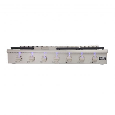 Kucht 48 in. 6 Burner Gas Stovetop in Stainless Steel KRT481GU