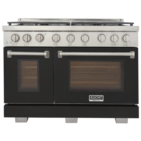 Kucht 48 in. 6.7 cu. ft. All Gas Range in Stainless Steel and Accents KFX480