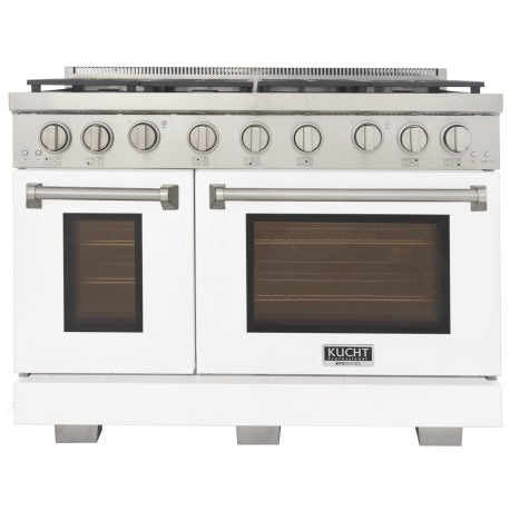 Kucht 48 in. 6.7 cu. ft. All Gas Range in Stainless Steel and Accents KFX480