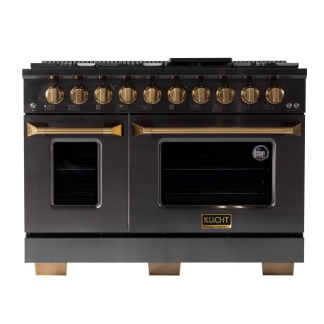 KUCHT Gemstone Professional 48-Inch 46.7 Cu. Ft. Dual Fuel Range with Sealed Burners and Convection Oven 