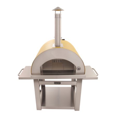 Kucht Outdoor Wood Fire Pizza Oven in Stainless Steel - VENICE