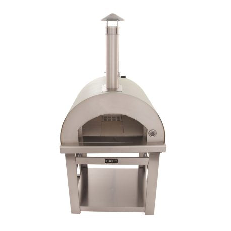 Kucht Outdoor Wood Fire Pizza Oven in Stainless Steel - VENICE