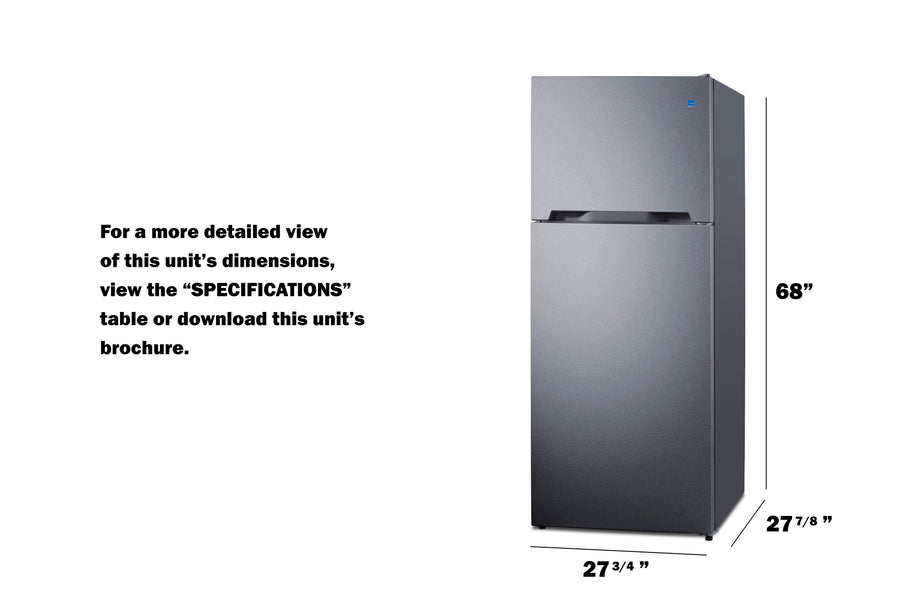 Summit CTR15SS dimensions diagram
