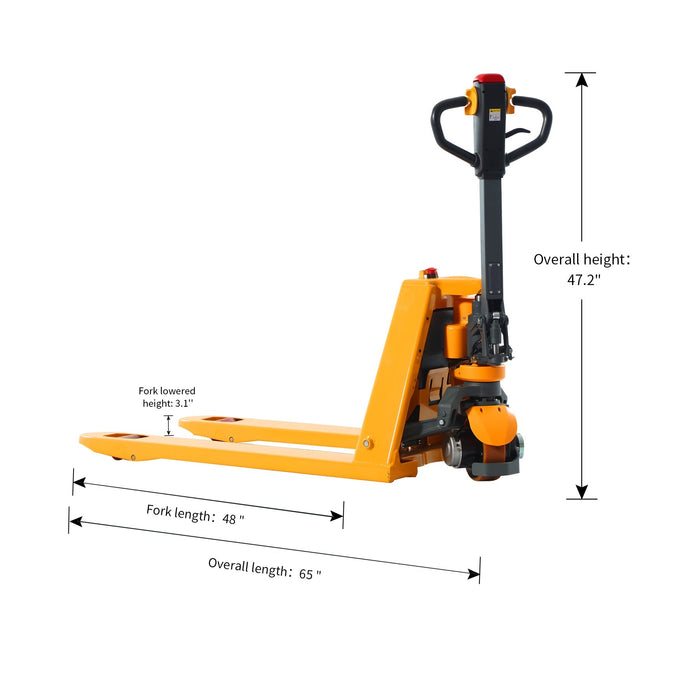 ApolloLift Lithium Full Electric Pallet Jack 3300lbs Local Pick-Up - A-1034