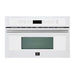 FORNO 2-Piece Kitchen Bundle - 30" White Single Wall Oven (1333-30), 30" White Microwave (3093-30)