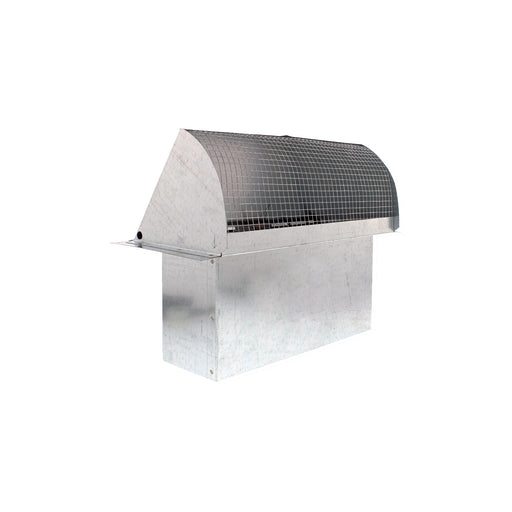 ZEPHYR 3-1/4"x10" exhaust cap w/damper & bird screen (AK00041)