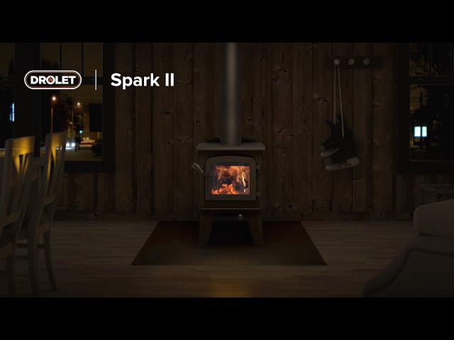 Drolet Spark II N Wood Stove - DB03402