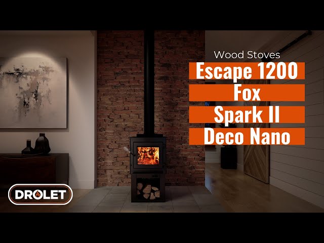 Drolet Spark II N Wood Stove - DB03402